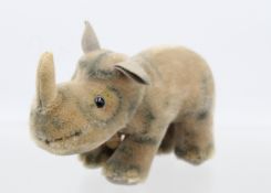 Steiff Nashorn, Nossy, ca. H-12,5cm