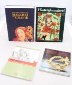 4x div. Literatur über Kunst