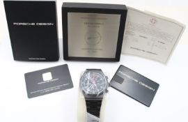 Porsche Design Chronograph 1 "All Black Edition" limitiert,Titan,  neu  und ungetragen mit Full Set