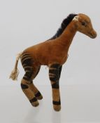 Steiff Okapi, älter, ohne Ident., Ohren beschnitten, ca. H-16cm
