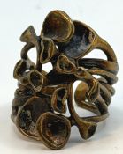 Bronze-Ring, Rentiermoos-Dekor, wohl Finland, RG 51