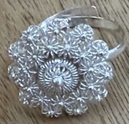 Filigraner Silberring "TOM 800" offene Ringschiene, 2,51 gr