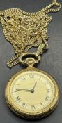 mechan. Damen-Umhängeuhr "Mars" an langer Double-Kette, Werk läuft, D-3 cm