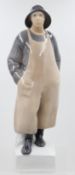 Figur, Seemann, Royal Copenhagen, Modellnr. 3668, Entw. Axel Locher, , H-26cm.