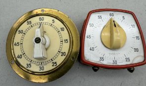 2x mechan. vintage Eieruhren