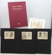 3 Faksimile Drucke aus dem Stundenbuch des Jeanns d. Evreux