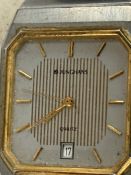 Junghans Quartz DAU/Unisex in orig. Schachtel, gut erhalten, aber Glas fehlt, Werk nicht geprüft