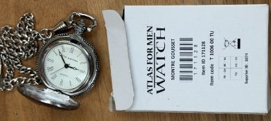 Quartz HTU "Atlas for Man", neu in OVP, mit Kette