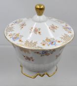 gr. Art-Déco Bonbonniere, Krautheim, ca. H-17cm D-17cm