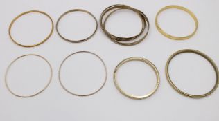 Konvolut Armreife, goldfarben, Modeschmuck