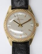 vintage Bulova Automatik-Armbanduhr, Werk läuft, guter Zustand, ca. D-3,4cm