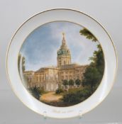 Ansichtenteller, KPM Berlin Print, Berlin um 1840, D-25cm