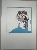 Hartmut FRIEDRICH (1935-2020), moderne Lithografie, Nr. 88/250, BG 61x43 cm