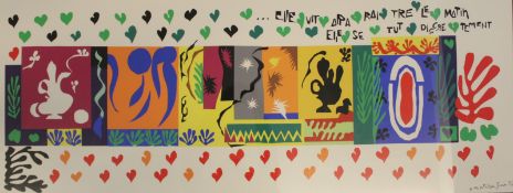 Matisse, Henri (1869-1954) "Les Mille et Une Nuit" (1001 Nacht) 1950, Farblithographie, u.r. i.d. P
