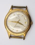 Vintage-Herrenarmbanduhr, ZenTra, Handaufzug, Werk läuft, ohne Band, D-3cm