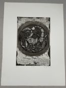 Enzio Meyer-Borchert (1923-1995).grosse  Radierung mit dem Titel „Skorpion“  BG 53x39 cm