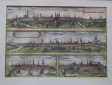 Kupferstich aus dem berühmten Städteatlas Civitates Orbis Terrarum von Georg Braun und Frans Hogenb