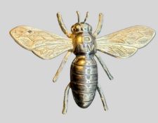Nadel  "Biene" Greifen Kunst, Silber-835-, B-3,5 cm, 3,10 gr.
