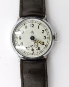 vintage Armbanduhr, Thiel, Handaufzug, Werk läuft, ca. D-3cm