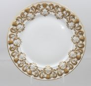 antiker Prunk-  Reliefeller , Meissen, Schwertermarke, Punktzeit, D-19cm