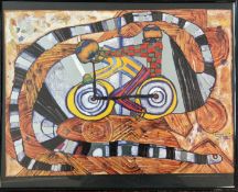 „DADAKULACI - Laticauda Colubrina“ (Oeuvre 956) von Friedensreich Hundertwasser aus dem Jahr 1994 ,