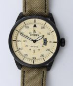 Herrenarmbanduhr, Citizen Eco-Drive Aviator AW1365-19P, Quarz, Werk läuft, ca. D-4,5cm