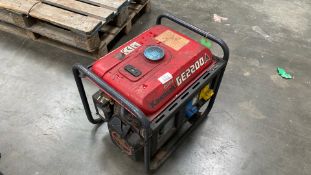 KAWASAKI GE2200A GENERATOR, S/N GEW20A008841