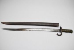 French Bayonet and Scabbard