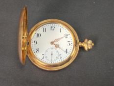 Franz Ferdinand 14K Gold Gift Pocket Watch.