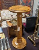 Oak Pedestal Stand.