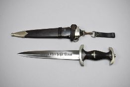 WWII German M33 Dagger and Scabbard