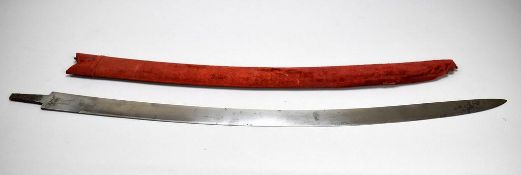 Tulwar Sword Blade and Scabbard
