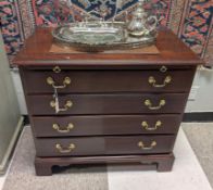 Knob Creek Mahogany 4-Drawer Chest.