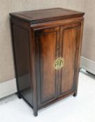 Chinese Rosewood 2-Door Cabinet.