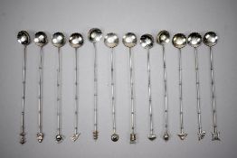 (12) Sterling 950 Silver Lemonade Spoons.