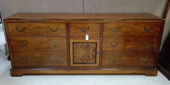 National Mt. Airy Campaign Style 9-Drawer Dresser