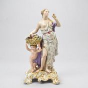 Meissen Figure, Allegory of Seasons, Spring.