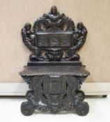 English Gothic Revival Style Ornate Chair.