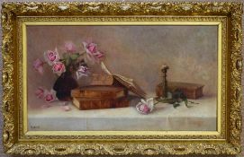 M. H. Swift, Oil on Canvas, Still Life.