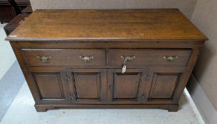 Georgian Style Oak Sideboard.