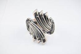 Mexican Sterling Silver Cuff Bracelet.