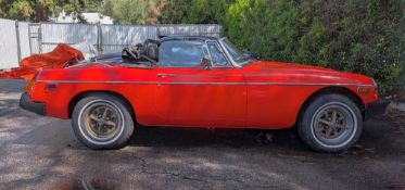1979 MGB Mark IV 2-Seat Roadster.