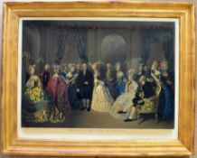 After Baron Jolly, Engraving, Franklin At The Court Of France