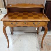 French Provincial Style Single Drawer Writing Desk