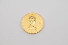 1980 Canada Maple Leaf 50 Dollar Gold Coin.