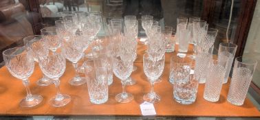 Group Of Crystal Stemware, Tumblers & Water Glasses. (22)