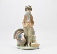Lladro Porcelain Figure, Christmas Seller.