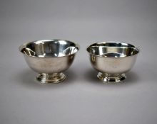 (2) Paul Revere Reproduction Sterling Silver Bowls.