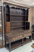 19th C. English Oak Welsh Dresser