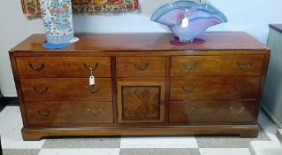 National Mt. Airy Campaign Style 9-Drawer Dresser